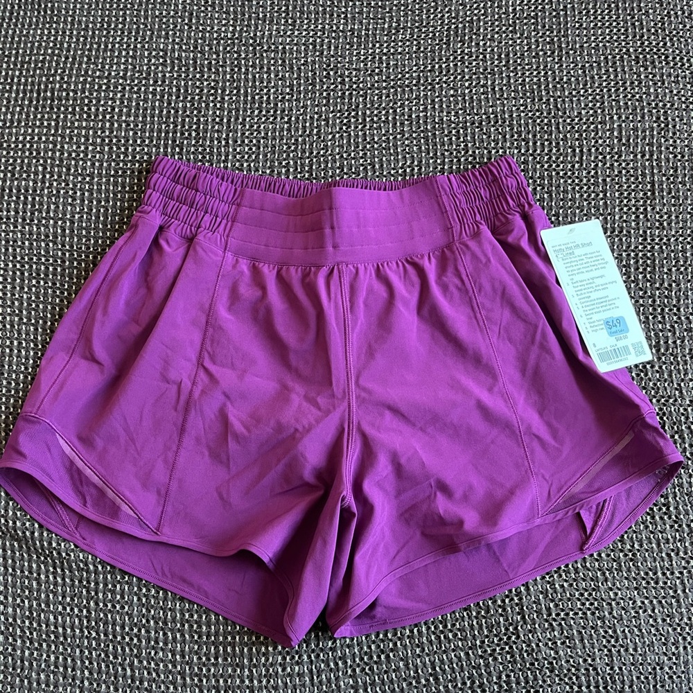 lululemon athletica Magenta Athletic Shorts